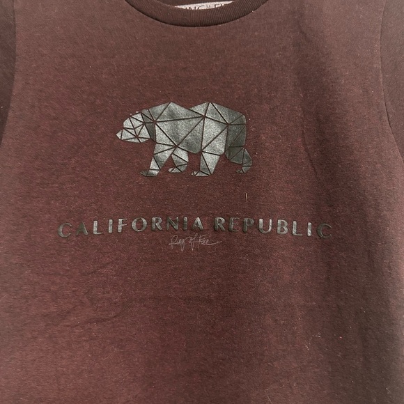 Ring of Fire Burgundy T-Shirt Size M - Picture 3 of 4